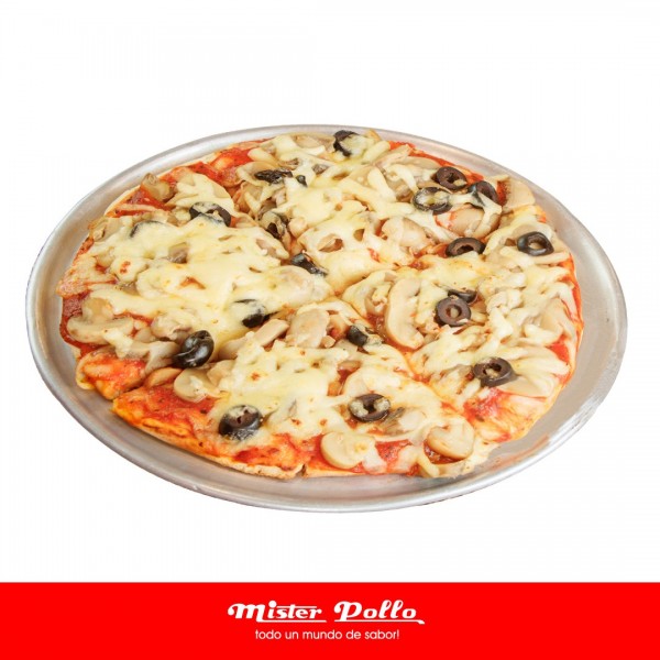 PIZZA POLLO Y CHAMPIÑONES PEQUEÑA