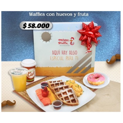 Desayuno Sorpresa Waffles