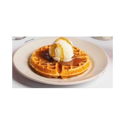 WAFFLE CON HELADO