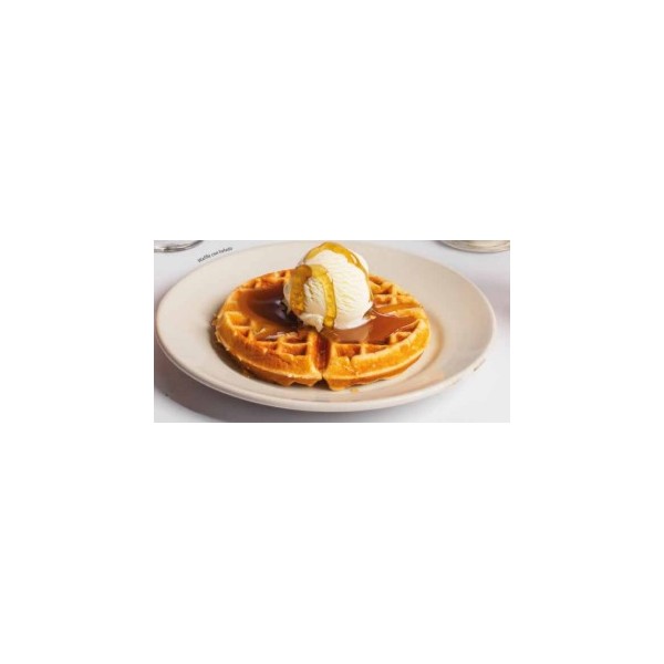 WAFFLE CON HELADO