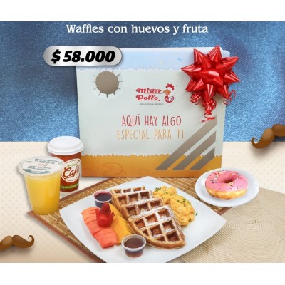 Desayuno Sorpresa Waffles